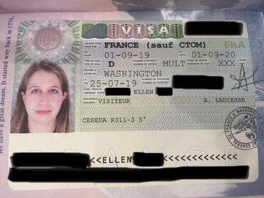 French Visa Terminology Am ricaine In France