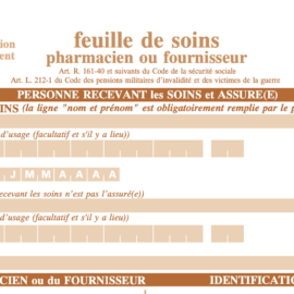 How to Fill Out a “Feuille de soins”