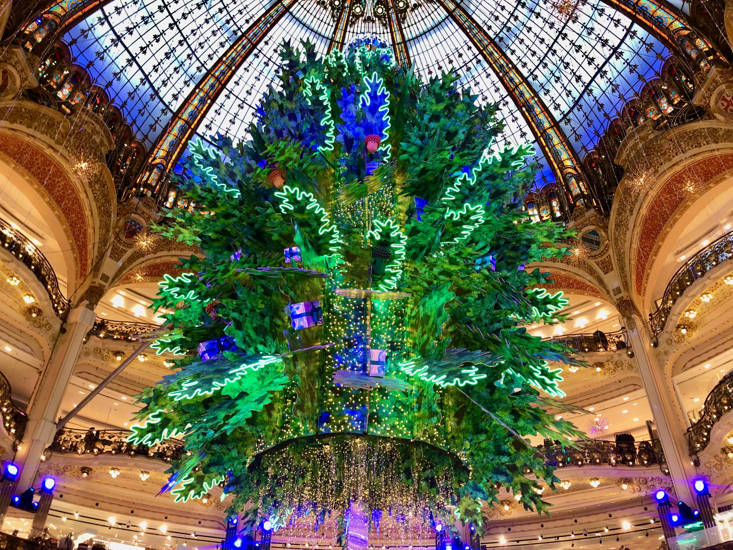Galeries Lafayette Christmas Tree: Festive Season in Paris