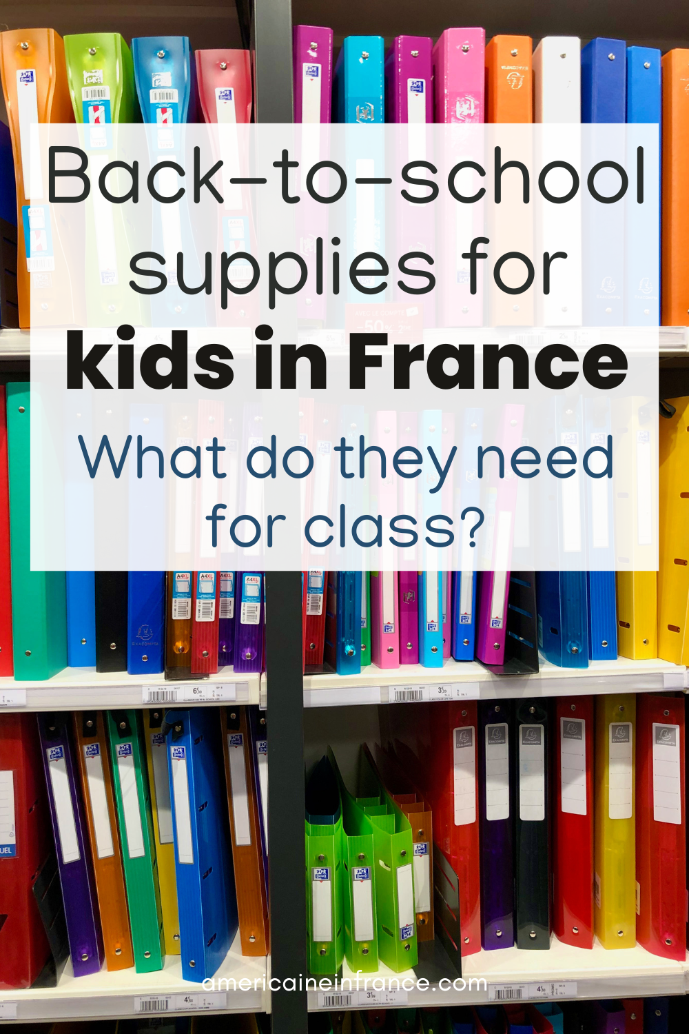 School supplies French style: A look at back-to-school goodies in