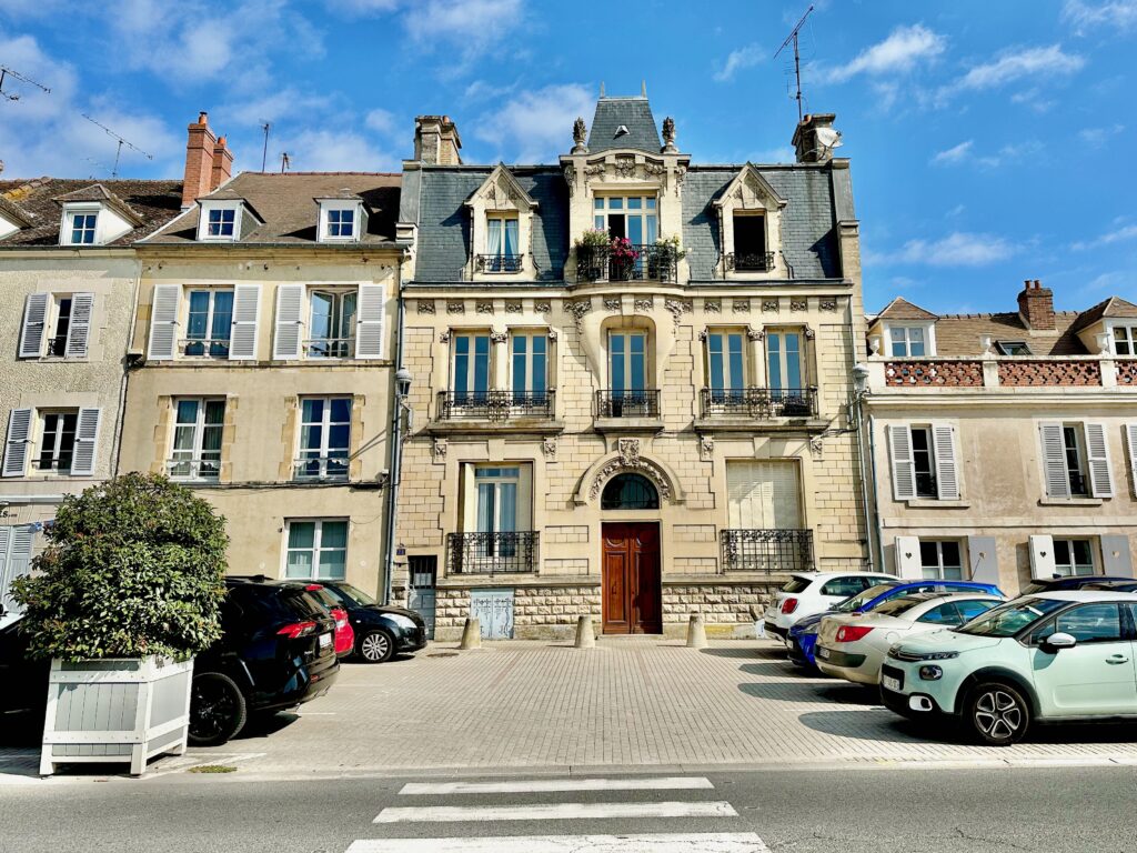 A house on Rue du Connétable in Chantilly, France, seen on the walk to Chantilly castle from the train station